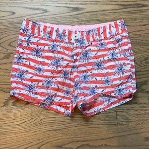 Lily Pulitzer 4th of July shorts
